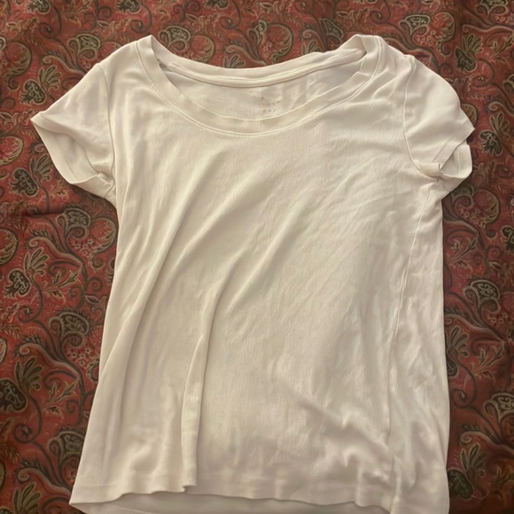 White ribbed top - Picture 1 of 1